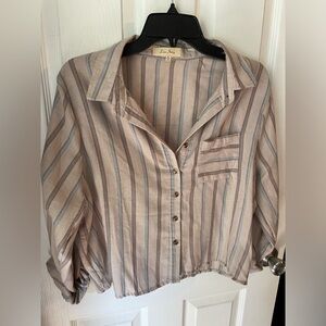 Classic Stripped ‘ flaired’ Top